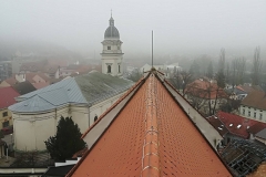 Oprava hřebenáčů pokrývačskou maltou